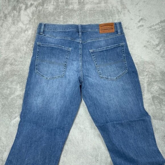 Lucky Brand 223 Straight Mens Stretch Denim Jeans 34x30 Light Blue a0326 - Picture 10 of 12